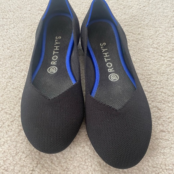 Rothy’s Solid Black The Flat Shoe - Picture 3 of 5